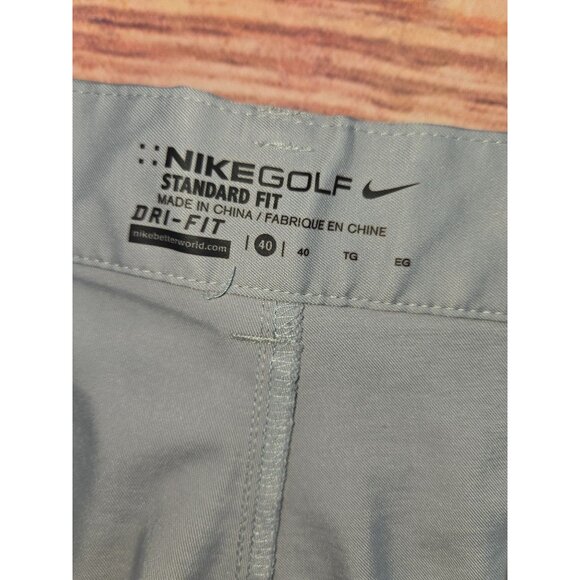 Nike Golf Mens Dri-Fit Standard Fit Shorts Size 40 Gray Polyester/Spandex - Picture 3 of 9